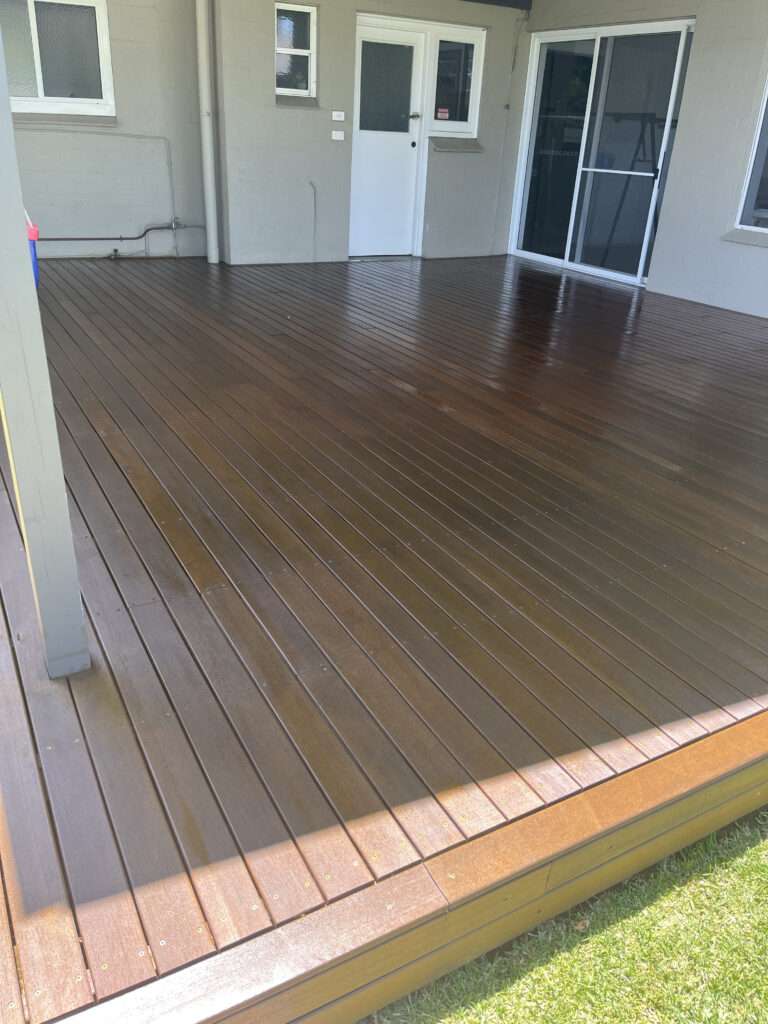 Deck prep and coat - After