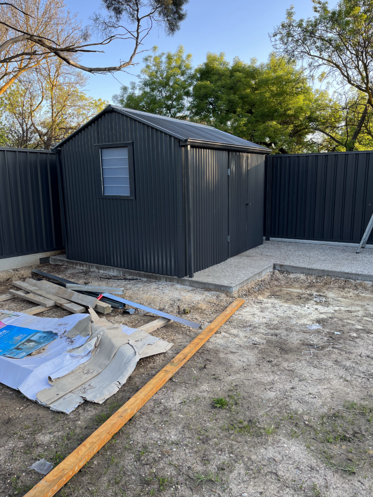 Shed Installation - After